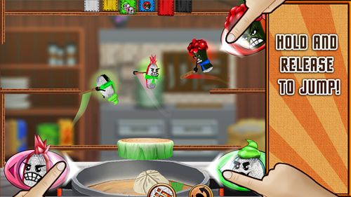 Gameplay screenshots of the Sushi fight for iPad, iPhone or iPod.