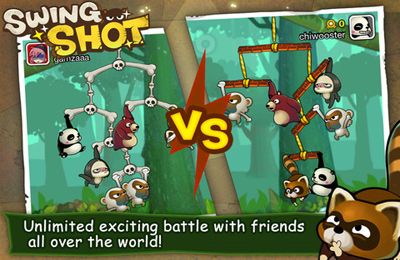 Gameplay screenshots of the Swing Shot PLUS for iPad, iPhone or iPod.