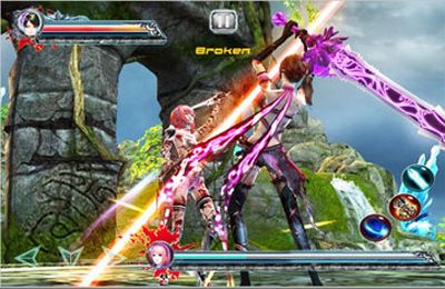 Gameplay screenshots of the Sword Goddess for iPad, iPhone or iPod.