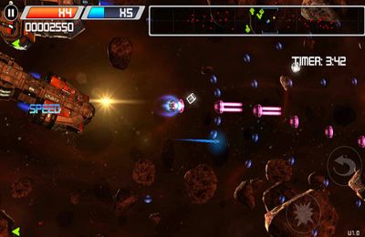 Gameplay screenshots of the Syder Arcade HD for iPad, iPhone or iPod.