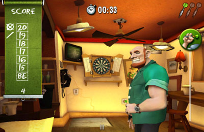 Gameplay screenshots of the T-80 Darts for iPad, iPhone or iPod.
