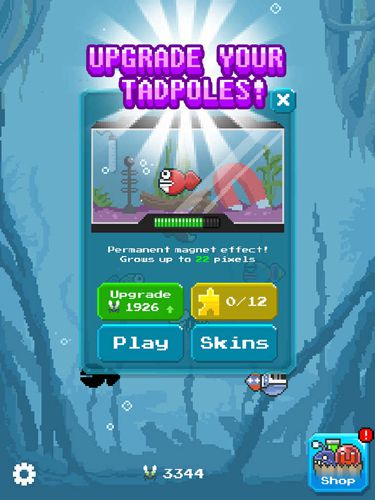 Gameplay screenshots of the Tadpole tap for iPad, iPhone or iPod.