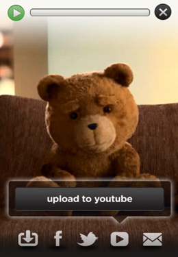 Gameplay screenshots of the Talking Ted Uncensored for iPad, iPhone or iPod.