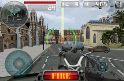 Gameplay screenshots of the Tank Battle for iPad, iPhone or iPod.