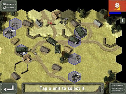 Gameplay screenshots of the Tank Battle: East Front 1942 for iPad, iPhone or iPod.