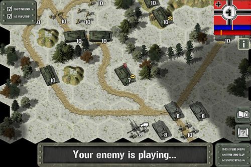 Gameplay screenshots of the Tank battle: East front 1943 for iPad, iPhone or iPod.
