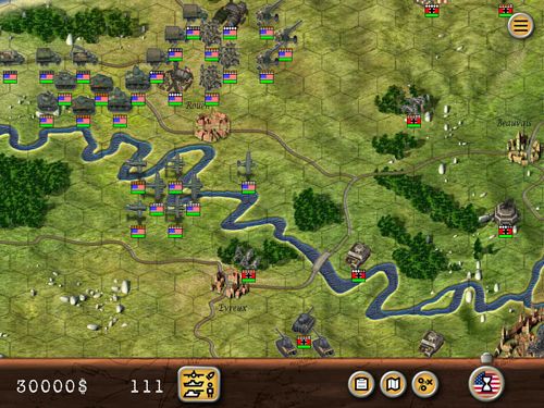 Gameplay screenshots of the Tank operations: European campaign for iPad, iPhone or iPod.
