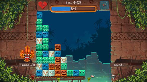Gameplay screenshots of the Tap the blocks for iPad, iPhone or iPod.