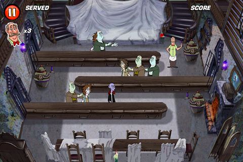 Gameplay screenshots of the Tapper: World tour for iPad, iPhone or iPod.