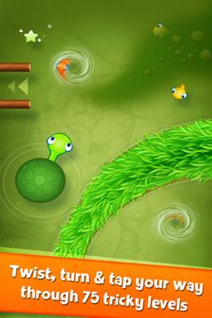 Gameplay screenshots of the Tasty Tadpoles for iPad, iPhone or iPod.