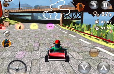 Gameplay screenshots of the Teddy Floppy Ear: The Race for iPad, iPhone or iPod.