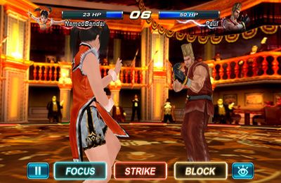 Gameplay screenshots of the Tekken Card Tournament for iPad, iPhone or iPod.