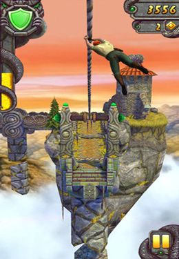 Gameplay screenshots of the Temple Run 2 for iPad, iPhone or iPod.