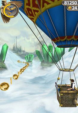 Gameplay screenshots of the Temple Run: Oz for iPad, iPhone or iPod.