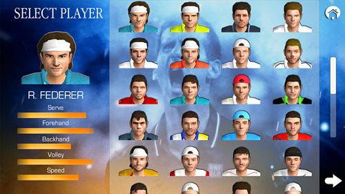 Gameplay screenshots of the Tennis world tour: Road to finals for iPad, iPhone or iPod.
