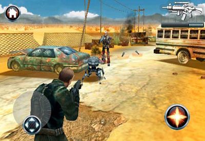 Gameplay screenshots of the Terminator Salvation for iPad, iPhone or iPod.