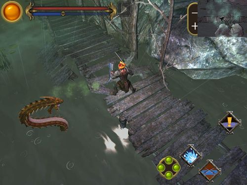 Gameplay screenshots of the The barbarian for iPad, iPhone or iPod.