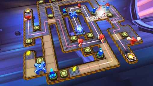 Gameplay screenshots of the The bot squad for iPad, iPhone or iPod.