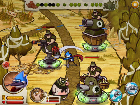 Gameplay screenshots of the The great prank war for iPad, iPhone or iPod.