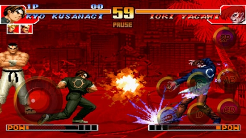 Gameplay screenshots of the The King of Fighters 97 for iPad, iPhone or iPod.