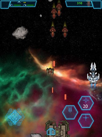 Gameplay screenshots of the The last squadron: Battle for the Solar system for iPad, iPhone or iPod.