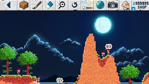 Gameplay screenshots of the The sandbox 2 for iPad, iPhone or iPod.