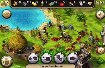 Gameplay screenshots of the The Settlers for iPad, iPhone or iPod.