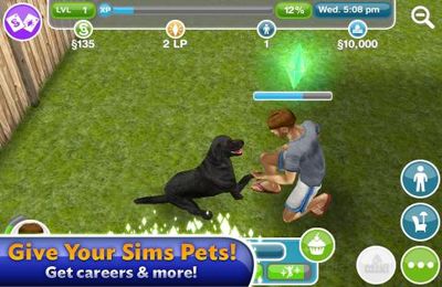 Gameplay screenshots of the The Sims FreePlay for iPad, iPhone or iPod.