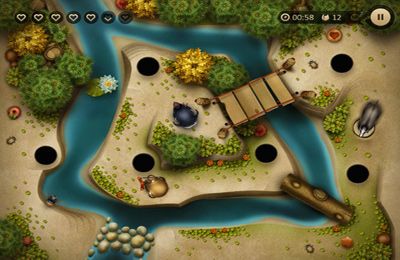 Gameplay screenshots of the The story of Kolobok for iPad, iPhone or iPod.