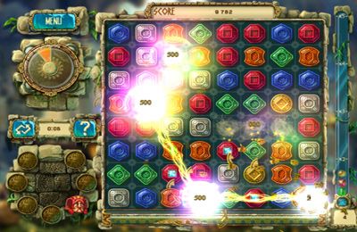 Gameplay screenshots of the The Treasures of Montezuma 3 HD for iPad, iPhone or iPod.