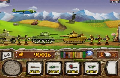 Gameplay screenshots of the The Wars II Evolution for iPad, iPhone or iPod.