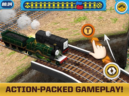 Gameplay screenshots of the Thomas and friends: Race on! for iPad, iPhone or iPod.