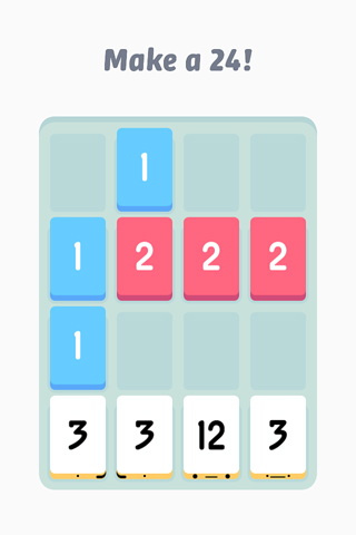 Gameplay screenshots of the Threes! for iPad, iPhone or iPod.