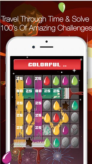Gameplay screenshots of the Time Drop for iPad, iPhone or iPod.