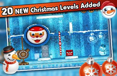 Gameplay screenshots of the Tiny Ball vs. Evil Devil - Christmas Edition for iPad, iPhone or iPod.