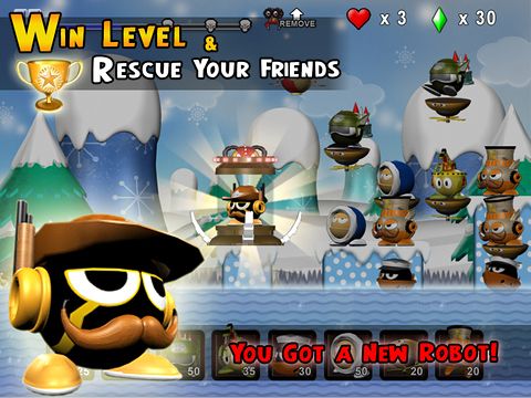 Gameplay screenshots of the Tiny defense for iPad, iPhone or iPod.