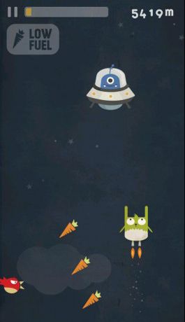 Gameplay screenshots of the Tiny Rabbit – Chasing Aurora for iPad, iPhone or iPod.