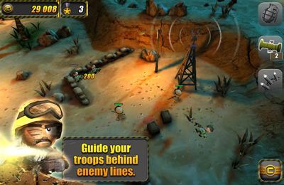 Gameplay screenshots of the Tiny Troopers for iPad, iPhone or iPod.