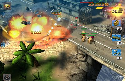 Gameplay screenshots of the Tiny Troopers 2: Special Ops for iPad, iPhone or iPod.