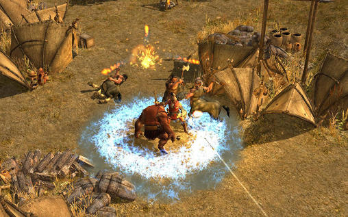 Gameplay screenshots of the Titan quest for iPad, iPhone or iPod.