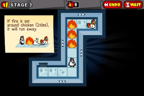 Gameplay screenshots of the Toast the chicken for iPad, iPhone or iPod.