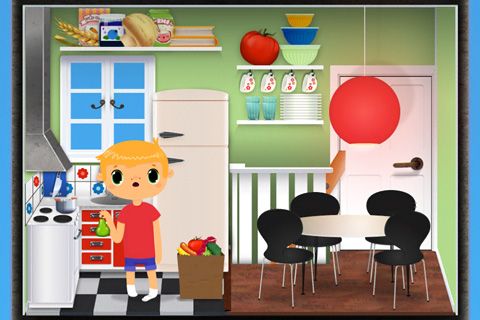 Gameplay screenshots of the Toca: House for iPad, iPhone or iPod.