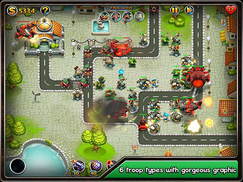 Gameplay screenshots of the Toon tactics TD: Ambush for iPad, iPhone or iPod.