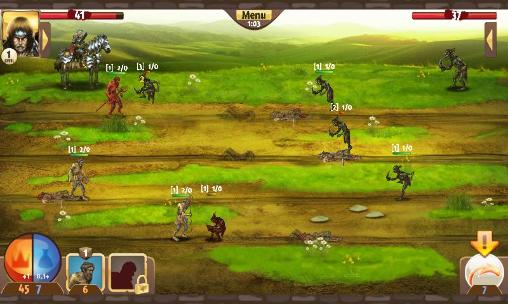 Gameplay screenshots of the Top of war for iPad, iPhone or iPod.