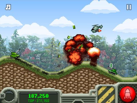 Gameplay screenshots of the Top tank for iPad, iPhone or iPod.