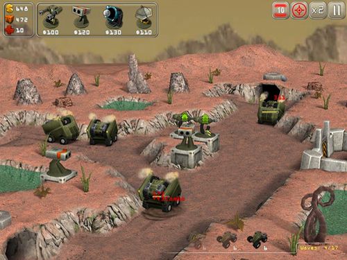 Gameplay screenshots of the Total defense 3D for iPad, iPhone or iPod.