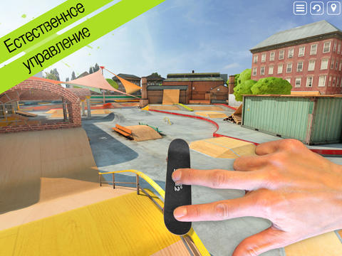 Gameplay screenshots of the Touchgrind Skate 2 for iPad, iPhone or iPod.