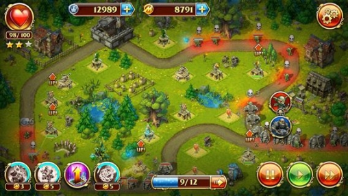Gameplay screenshots of the Toy defense 3: Fantasy for iPad, iPhone or iPod.