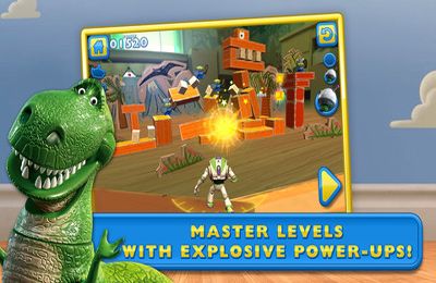Gameplay screenshots of the Toy Story: Smash It! for iPad, iPhone or iPod.