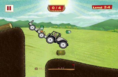 Gameplay screenshots of the Tractor Hero for iPad, iPhone or iPod.